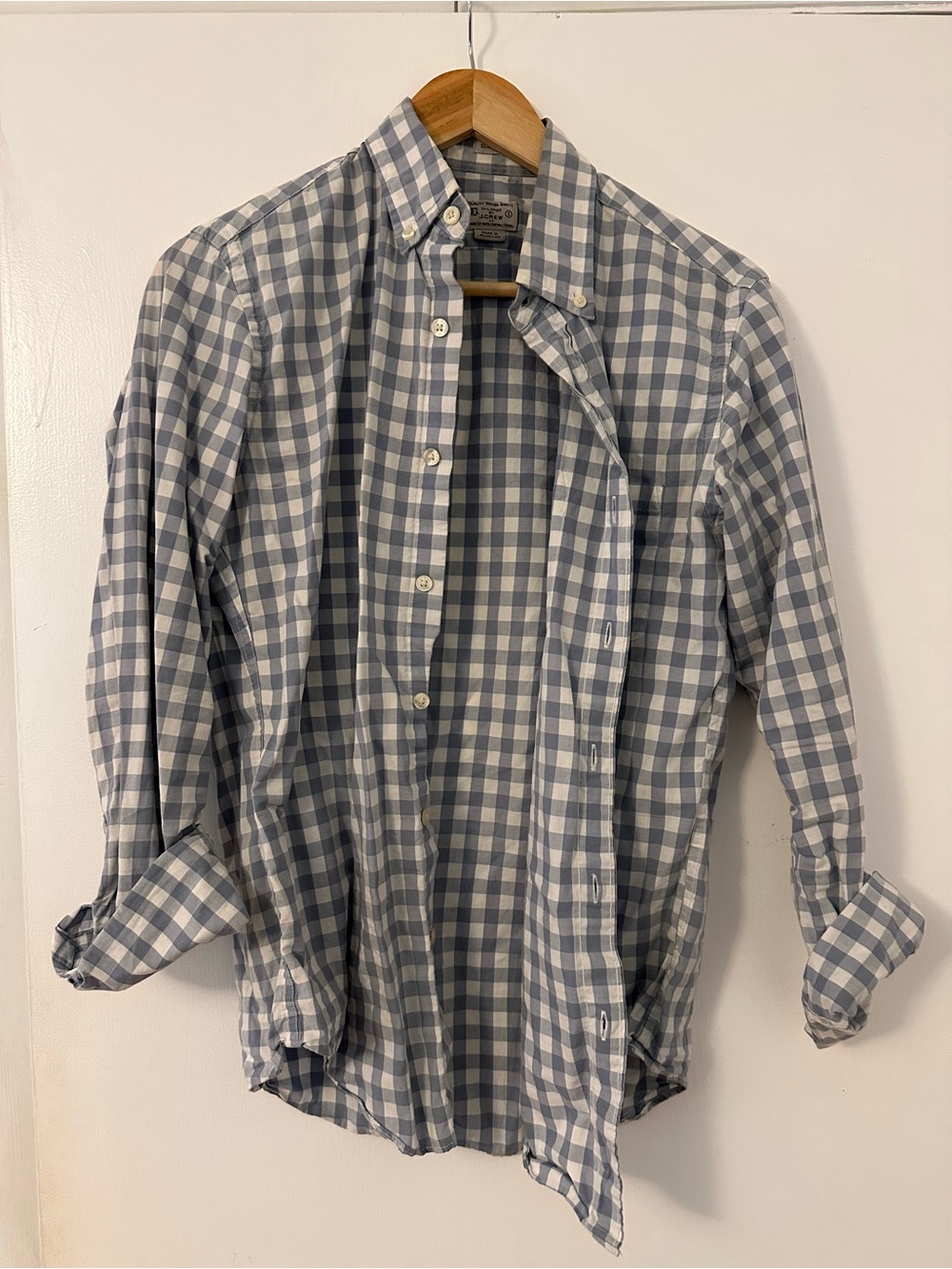 J. Crew - Light Blue & White Gingham